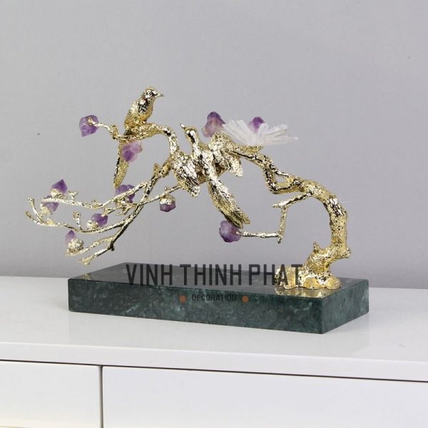 Cây tài lộc đá thạch anh cao cấp - vinhthinhphatdecor.com