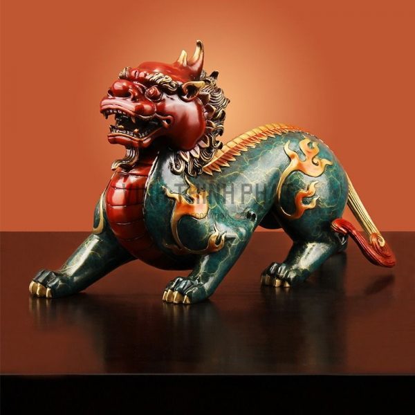 Tượng phong thủy Tỳ Hưu để bàn làm việc - vinhthinhphatdecor.com