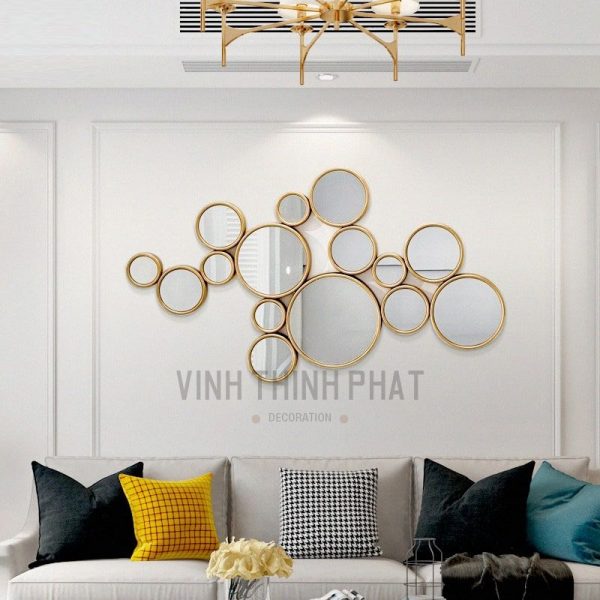Phù điêu gương treo tường - vinhthinhphatdecor.com