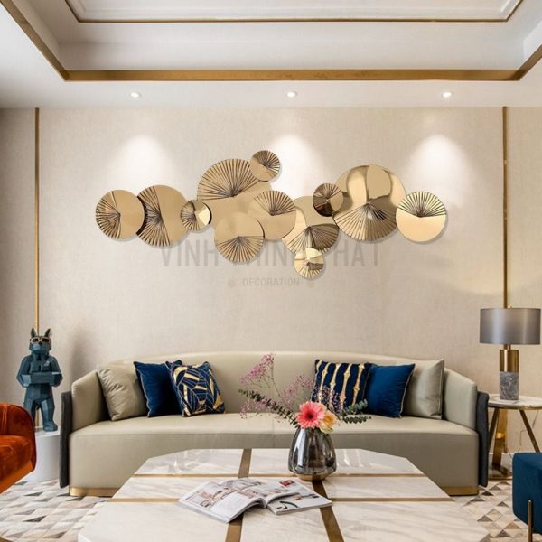 Phù điêu treo tường hình học - vinhthinhphatdecor.com