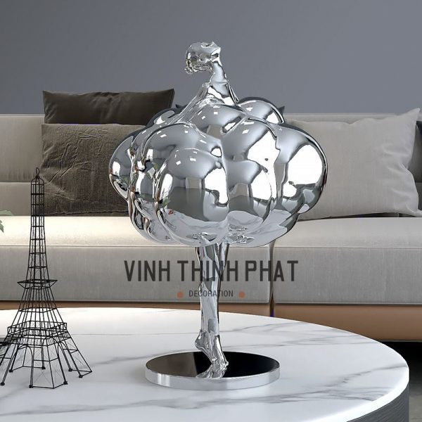 Tượng cô gái để kệ trang trí - vinhthinhphatdecor.com