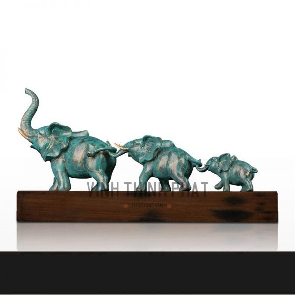 Tượng đàn voi - vinhthinhphatdecor.com