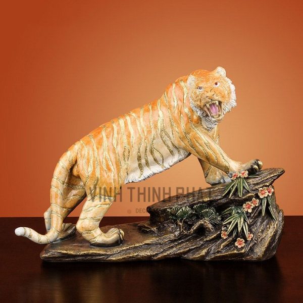 Tượng hổ bằng đồng đẹp - vinhthinhphatdecor.com
