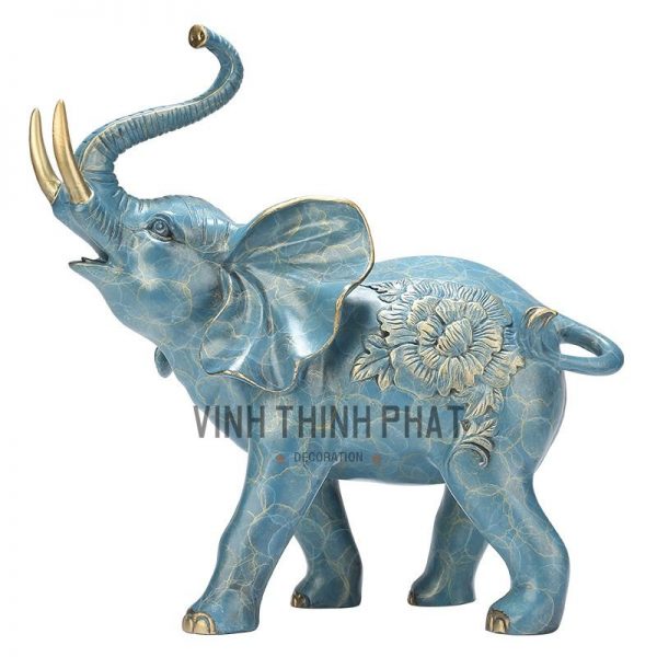Tượng voi bằng đồng - vinhthinhphatdecor.com